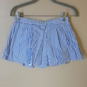 NWT Juniors Blue and White Skorts with Nautical Stripes